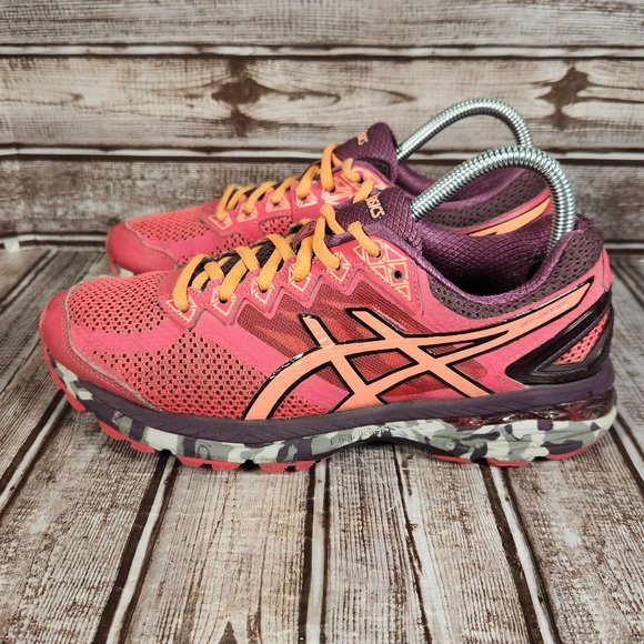 ASICS GT-2000 4 Women's 8.5 Red Coral Running Athletic Shoes Sneakers T661N - Picture 4 of 9